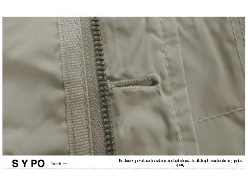 Men's Plus Size Stand-up Collar Jacket for Business Casual - Spring/Autumn Fashion