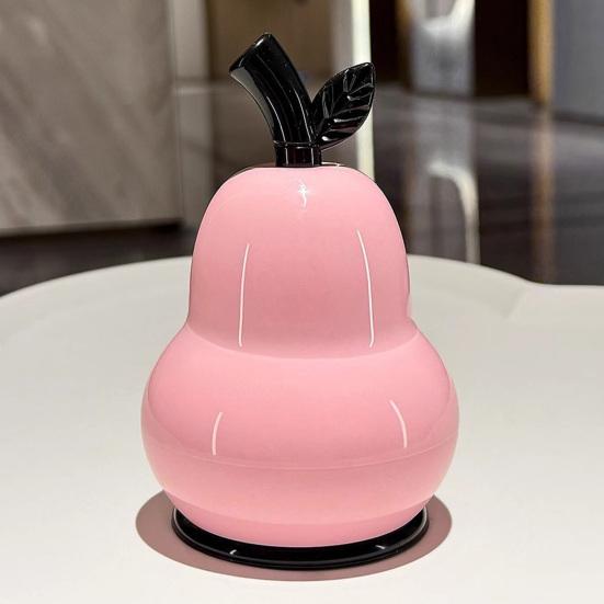Pear Shaped Toothpick Holder, Large Capacity Covered Toothpick Storage Box, Kitchen Toothpick Dispenser Container with Dust-Proof Lid