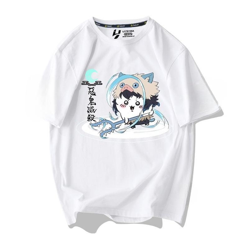 Chiikawa Personaj Drăguț Ventilator Merch Tricou Unisex Gât Rotund Croială Largă Casual Vară Mânecă Scurtă Tineret Harajuku Streetwear Top Zilnic