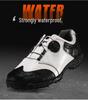 PGM Men's Waterproof Golf Shoes with Rotary Laces and Breathable Design
