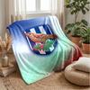 Coperta in Flanella con Stampa del West Bromwich Albion Football Club, Morbida Calda Leggera Coperta da Lancio per Divano Letto Campeggio