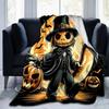1pc Halloween Demon Blanket Soft Warms for Home Decor Gift, Living Room, Travel, Camping, Car Blankets