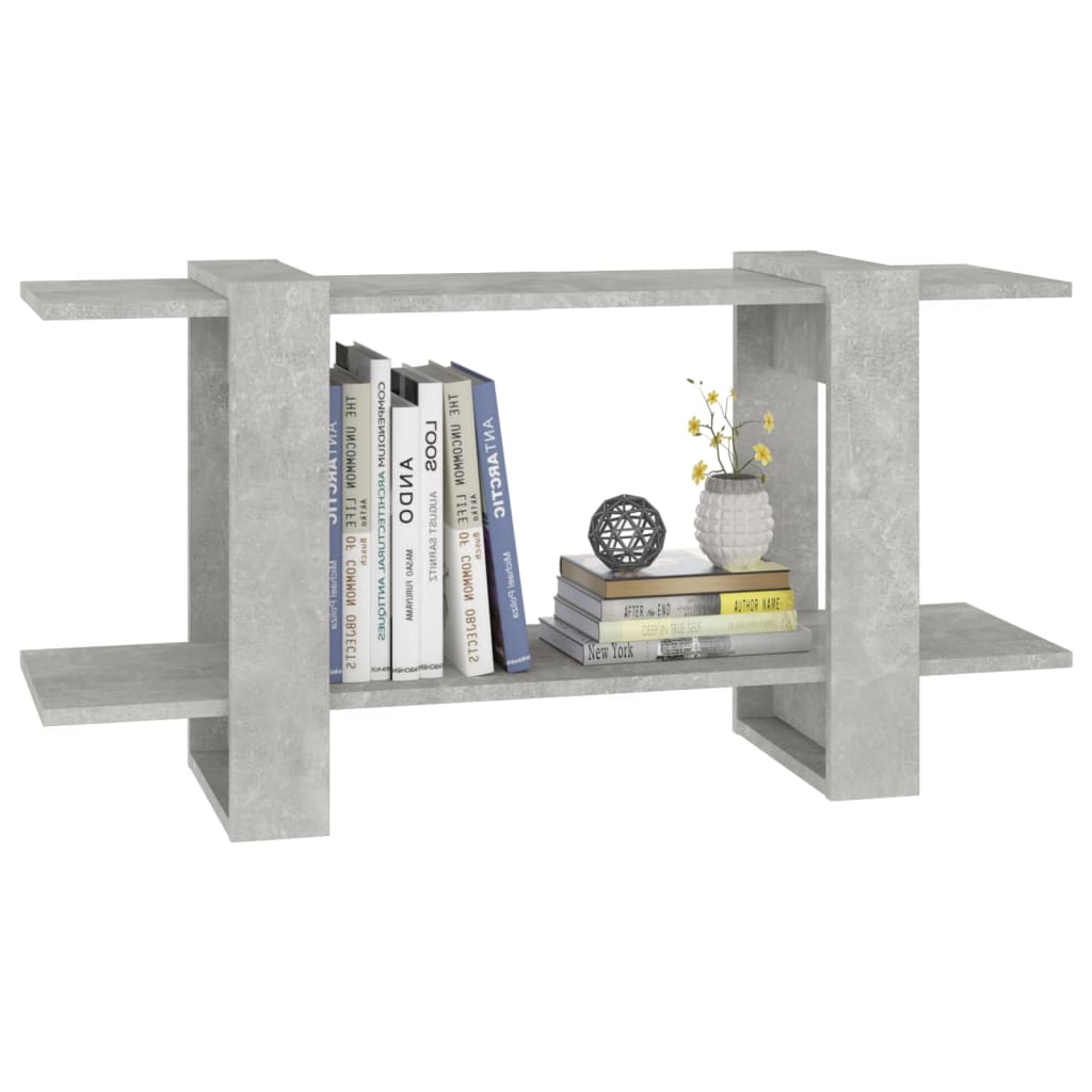 Vidaxl Shelf, Concrete Gray, 100X30X51 Cm, Wood-Based Material