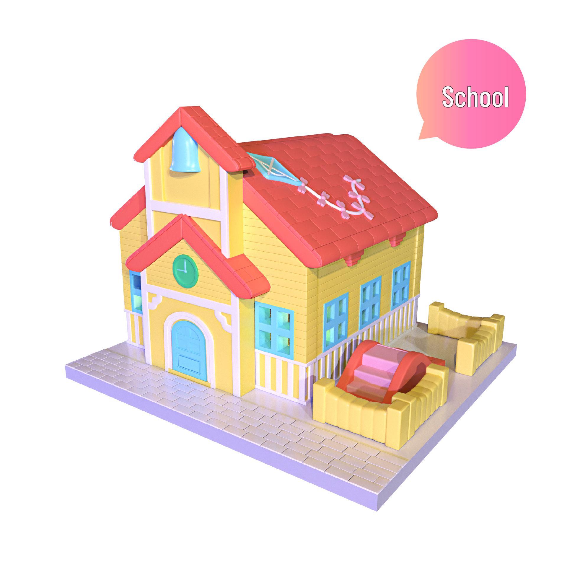 

Набор для раскрашивания и сборки гипсовой избушки для детей «Сделай сам»