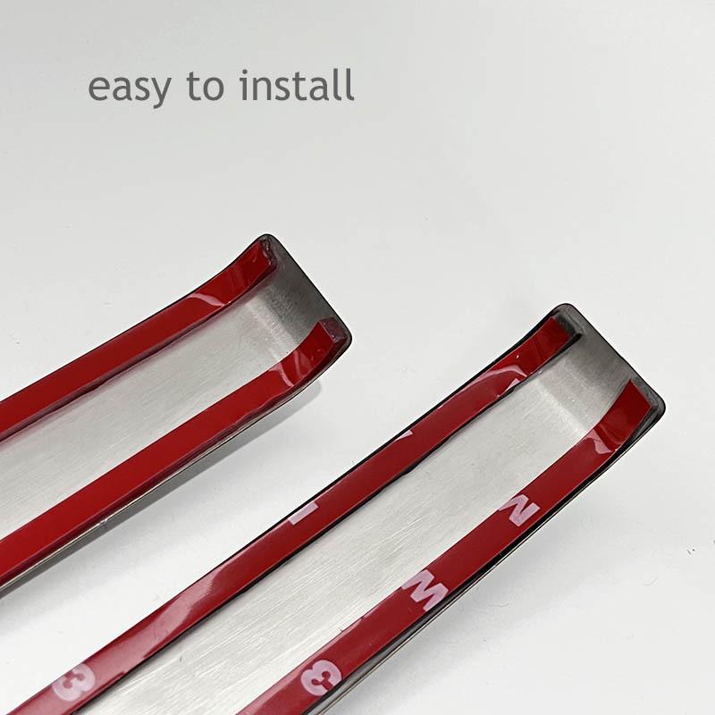 For Changan CS35 Plus 2024 Rearview Mirror Sticker Trim Deco Protector Stainless Steel Accessories