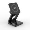 Qi2 3 In 1 15W Magnetic Wireless Charger for Iphone 16 15 14 13 Fast Charging Folding for  Watch Airpods Wireless Charger