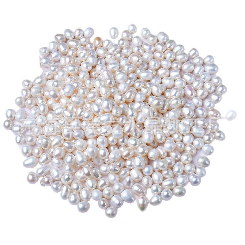 

High-Quality Non-Porous White Freshwater Pearls for Buddhist Offerings and Mandalas - 8-10mm Beads