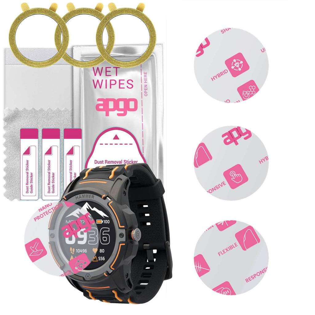 Comprar 3x apgo Ultra-Clear Hybrid vidro protetor compatível com