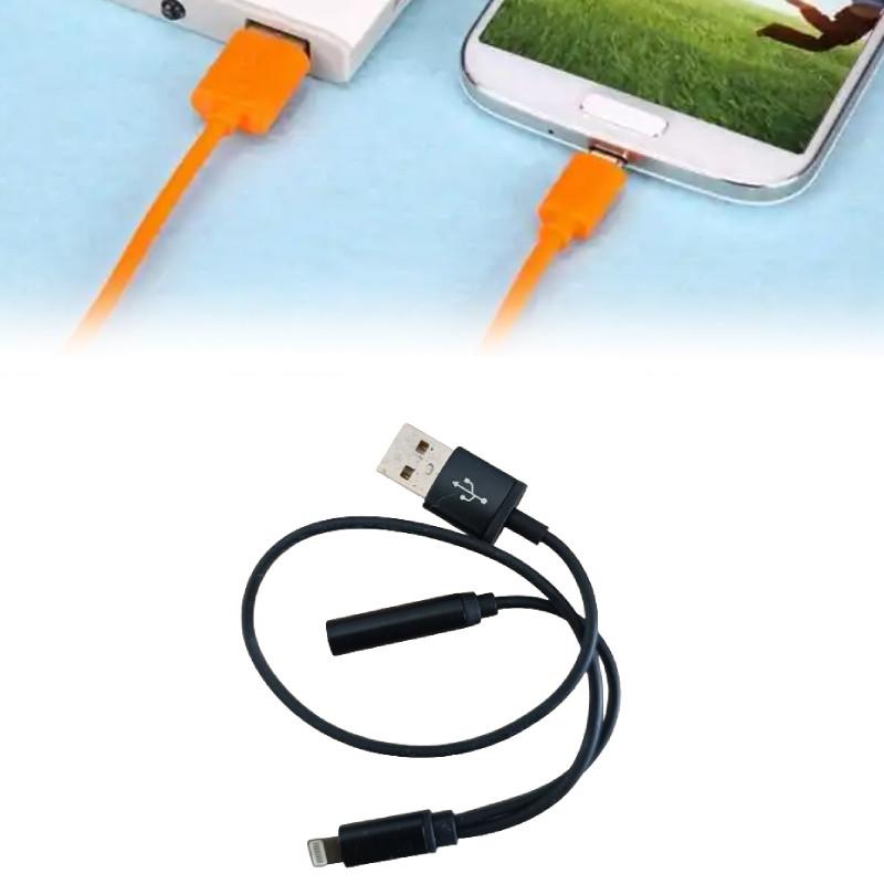 Iphone Charging Cable Adapter Data Line Converter For Smartphone Charging Accessories