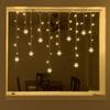 Solar Snowflake String Lights for Indoor & Outdoor Decorations