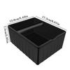 Espresso tapping box, coffee grounds tapping box, with tapping rod and non-slip rubber base, barista espresso tapping box(Black)