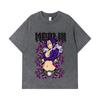 275 GSM Washed T-shirts 100% Cotton Seven Deadly Sins V8 Merlin Print Unisex Heavy Cotton T Shirt