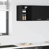 Wall Mounted Cabinet in Black Oak Look 30 x 29.5 x 40 cm