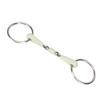 Horse Mouth Bit Stainless Steel Ring Middle Rubber Rustproof Loose Ring Horse Mouth Bit