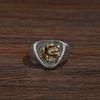 Adjustable Vintage Zodiac Animal Ring Men Women 3D Design Copper Statement Jewelry