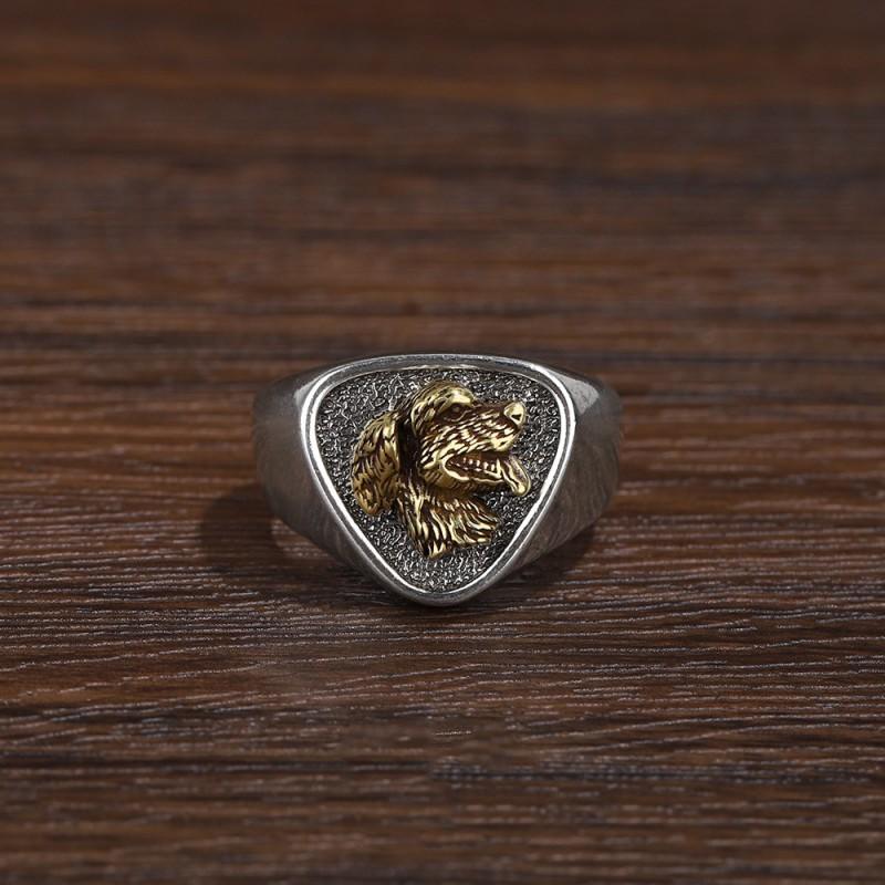 Adjustable Vintage Zodiac Animal Ring Men Women 3D Design Copper Statement Jewelry