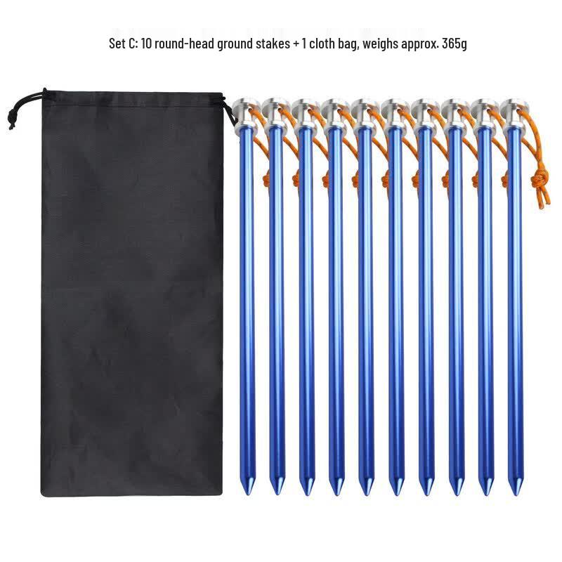 Aluminum Alloy Tent Peg Set