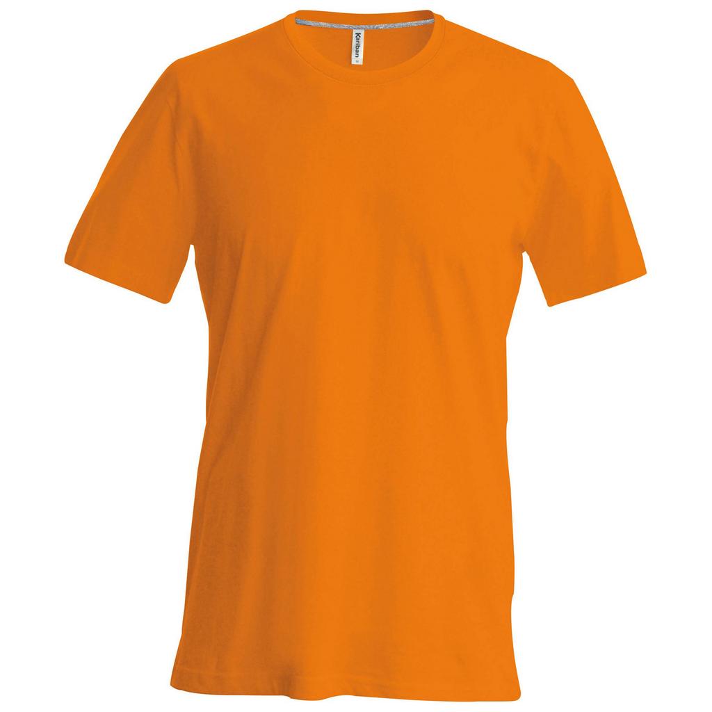 Kariban Mens Slim Fit Short Sleeve Crew Neck T-Shirt