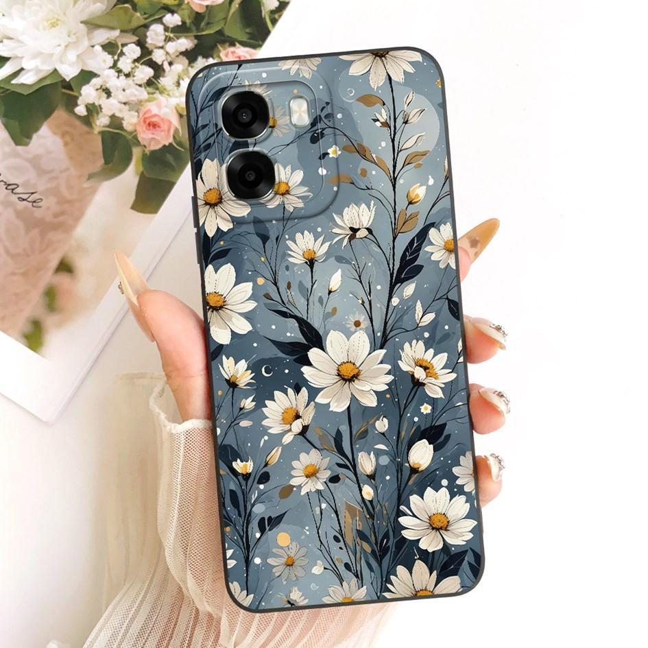 For OPPO A6x Case CPH2783 Fashion Sunset Painted Soft Liquid Silicone Phone Cover For OPPO A6t Pro OPPOA6t 4G CPH2853 Back Cases