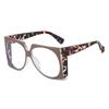 New fashionable square simple contrasting color large frame sunglasses ins trendy personality versatile street shot sunscreen sunglasses