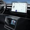 For Tesla New Model Y Juniper 2025 Launch Model 3 Highland 2025 Tempered Glass Screen Protecor Full Covered Soft Black Frame