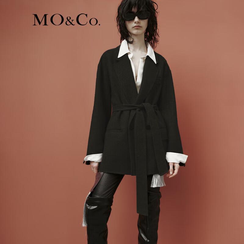 MO&Co. Women's Merino Wool Blazer Coat
