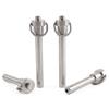 Diameter 5-25mm Length 10-100mm Quick Release Pin Bolt Ball Head Quick Lock Pin Plug with Ring Handle Pull Stainless Steel PIN