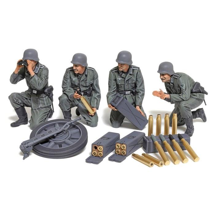 Tamiya 1/35 Military Miniature Series No.392 German 5cm Anti-Tank Gun Pak38 Plastic Model 35392 (Gun) Molded Color