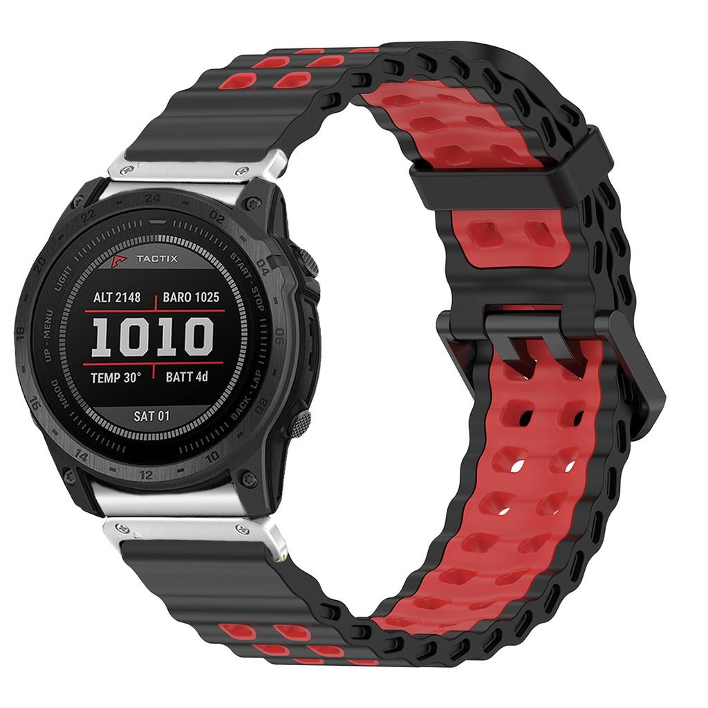 26mm Strap For Garmin Fenix 8 51mm Sport Silicone Wristband for Garmin Fenix 7XPro Instinst 3 Instinct 2X Solar Enduro 3 2 Band