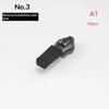 Nylon Reversed Zip Slider Puller Invisible Waterproof Zipper Head for Swimwear Outdoor Bag Daily Repair Replacement Parts