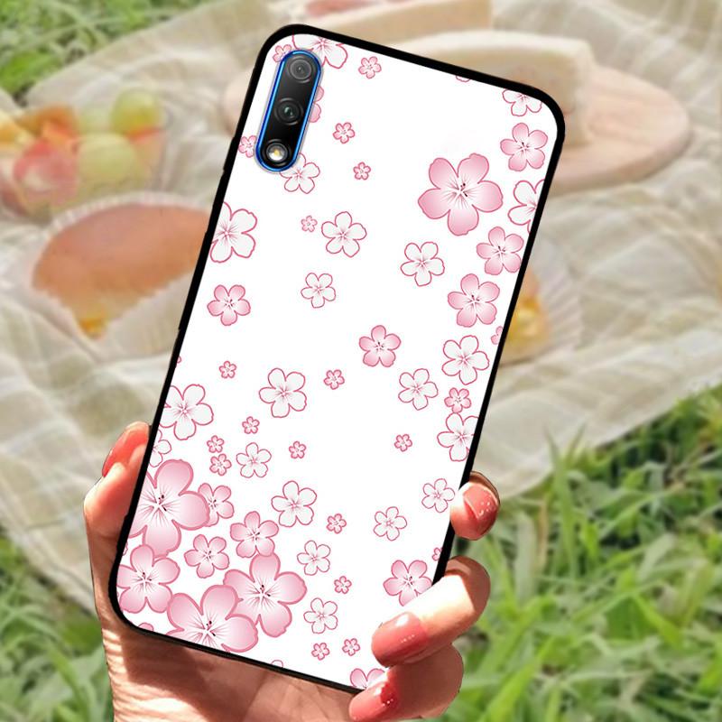 For Honor 9X Case Cover Honor9X China Silicone Soft Marble Black Bumper Funda Coque for Huawei Honor 9X Pro Full Protective