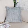 Decorative Pillowcase, Herringbone, Gray