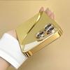 Plated-gold glass phone case with patterns, suitable for iPhone 17/16/15/14/13/12/11, etc. The top choice for giving gifts.