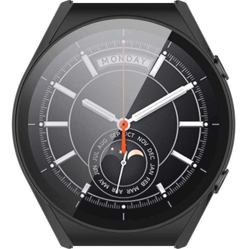 Case + Glass 2 in 1 for Xiaomi Watch S1, Black