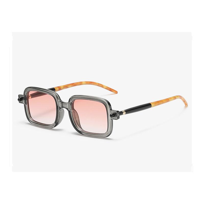 Retro Kleine Rechteckige Sonnenbrillen Damen Herren Mode Punk Brillen Luxusmarke Designer Schwarze Quadratische Sonnenbrillen