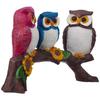 Beautiful Resin Owl Family Decorative Statue for Home Decor (Multicolor), 20L X 7W X 14.5H CM