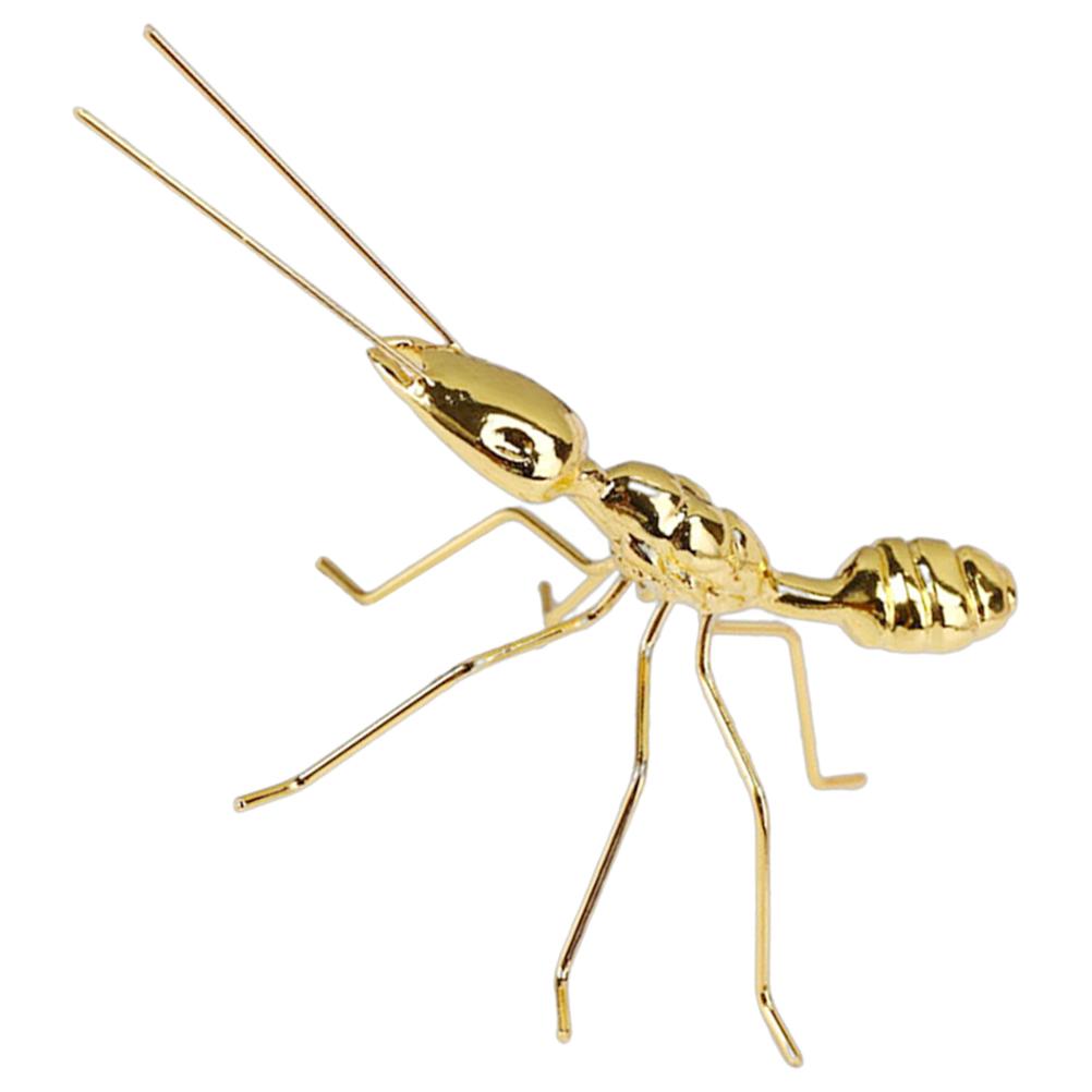 

Маленькие украшения-муравьи, украшение для книжной полки, стола, дома, фигурки, модели, настольное украшение, декор 9x6.5cm золотистый