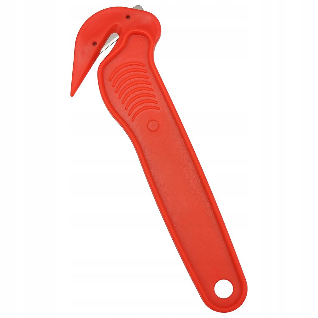 Safe Knife for Cardboard Boxes and Tape Red Flat