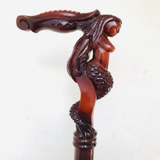 

Handmade Wooden Walking Cane Gentleman s Mobility Aid