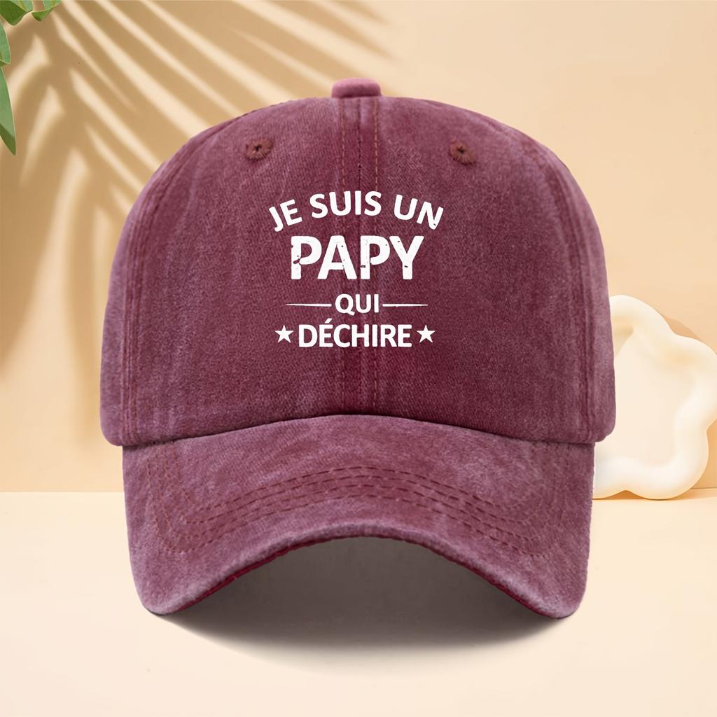 Baseball Cap Trendy Old Denim Peaked Trucker Hat