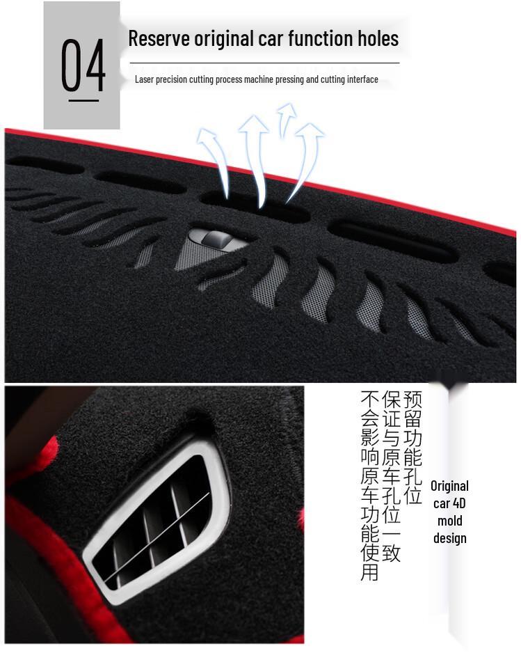 Lynk & Co 01 Car Interior Sunshade Pad - Center Console Dashboard Heat Insulation for 2023 Models