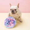 Ding Dong Pet Pet Sniff Nose Work Snack Ball 20cm, 1 Piece, Macaron