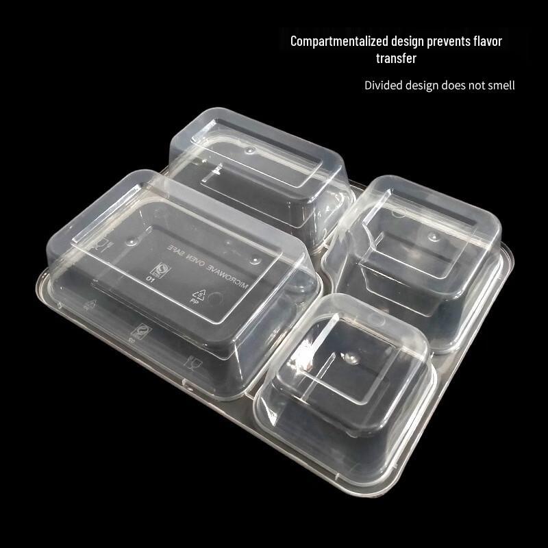 Yue Xiang Disposable Multi-Compartment Meal Boxes