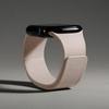 Lychee Pattern Magnetic Silicone Sports Watch Strap, Compatible with Apple S7, S8, S9, S10, S11, New SE