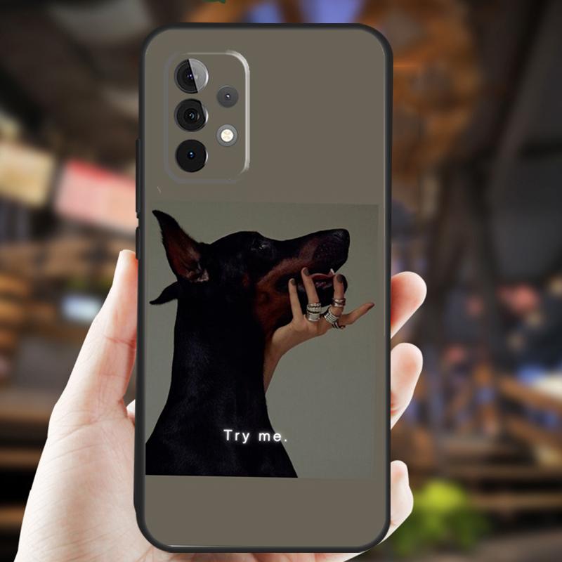 

Dachshund Doberman Dog Case For Samsung Galaxy A26 A54 A14 A36 A16 A33 A56 A15 A55 A53 A35 A22 A32 A52 A34 A05 A06 Samsung A73 5G
