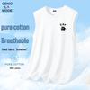 GENIOLAMODE Men's Printed Cotton Sleeveless T-Shirt