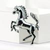 Contemporary Alloy Horse Brooch Creative Safety Lapel Pin For Daily Use Special Occasions Secure Backing