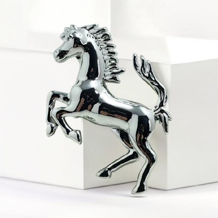 Contemporary Alloy Horse Brooch Creative Safety Lapel Pin For Daily Use Special Occasions Secure Backing