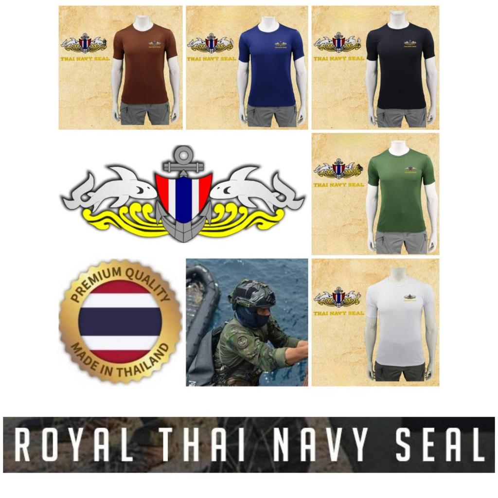 T Shirt Thai Navy Seal Military Shark Soldier Thailand Undershirt O Neck Round Neck Short Sleeve Embroidered Logo Men Women Unisex