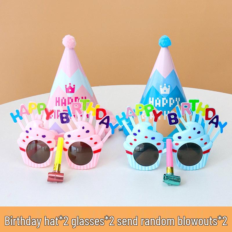 2025 Birthday Hat for Kids & Adults - First Birthday Party, Photo Props, Cake Hat